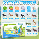 Contixo ST14 145pc Magnetic Blocks with Animals