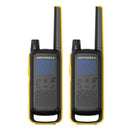 Motorola Solutions T470 Two-Way Radio Black W/Yellow Rechargeable Two Pack