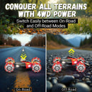 Contixo Cobra Speed Crawler RC Stunt Car - Red