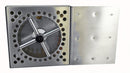 Glass Rinser Beer Drip Tray Assembly With Side Mount Flange