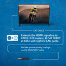 1x8 HDMI Extender Splitter Over CAT6/6a/7 Up to 400 Ft @1080p (HD-EX108)