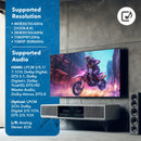Extractor de audio OREI HDMI de 18 Gbps con mezcla descendente de audio (HDA-913)