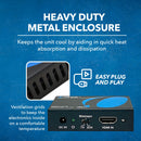 Extractor de audio OREI HDMI de 18 Gbps con mezcla descendente de audio (HDA-913)