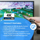 Convertidor extractor de audio eARC 4K a 60 Hz, compatible con HDMI 2.0 ARC de 18 GB (HDA-927) 