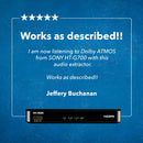 HDMI eARC Audio Extractor 4K@60Hz with Optical Port & 3.5mm jack, 18Gbps bandwidth (HDA-932)