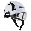 Casco de seguridad con ventilación tipo 2 clase C y pantalla ocular