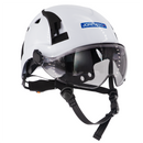 Casco de seguridad con ventilación tipo 2 clase C y pantalla ocular