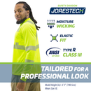 Hi-Vis Heat Transfer Reflective Safety Long Sleeve Shirt