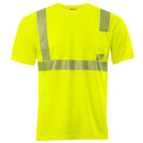Hi-Vis Heat Transfer Reflective Safety Pocket Shirt