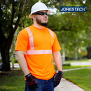 Hi-Vis Heat Transfer Reflective Safety Pocket Shirt