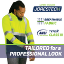 Hi-Vis Reflective Dirt-Concealing Safety Long Sleeve Shirt