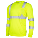 Camisa de seguridad de manga larga reflectante de alta visibilidad