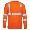 Camisa de seguridad de manga larga reflectante de alta visibilidad