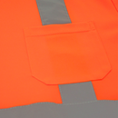 Camisa de seguridad de manga larga reflectante de alta visibilidad