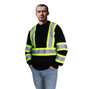 Camisa de seguridad de manga larga de alta visibilidad reflectante bicolor