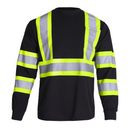 Camisa de seguridad de manga larga de alta visibilidad reflectante bicolor