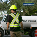 Camisa de seguridad de alta visibilidad con cinta reflectante en forma de X, dos tonos y bolsillo