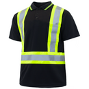 Polo de seguridad reflectante bicolor de alta visibilidad