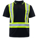 Polo de seguridad reflectante bicolor de alta visibilidad