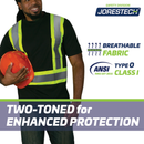 Hi-Vis Reflective Two-Tone Safety Shirt