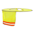 Visera parasol de alta visibilidad bicolor para cascos de ala ancha