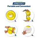 Visera parasol de alta visibilidad bicolor para cascos de ala ancha