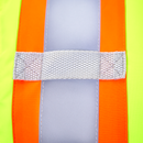 Chaleco de seguridad reversible Hi-Vis con aislamiento, espalda en X y bandas reflectantes