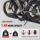 Young Electric MATE R Foldable Hitch Bike Rack | 2’’ Receiver, 200 LBS Capacity