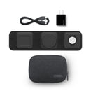 Cargador inalámbrico Magsafe 3 en 1 de Mophie, color negro