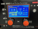 POWEREDGE Aluminum MIG synergy MIG 200 LCD display 4 wheel drive