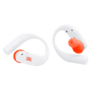 Jbl - Endurance Peak 4 True Wireless In Ear Headphones - White And Orange