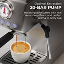 Máquina de café espresso con espumador de leche, KF1000X