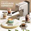 Máquina de café espresso con espumador de leche, KF1000X