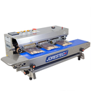 Left to Right Stainless Steel Digital Continuous Band Sealer 800 with Coder