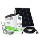 Generador solar de litio Nature's Generator 1800 y interruptor de transferencia