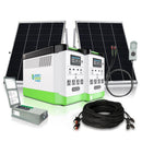 Generador solar de litio Nature's Generator 1800 y interruptor de transferencia