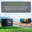 Generador de Naturaleza Litio 6000 con Paneles Solares y Turbina Eólica