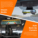 Rexing M4 CÁMARA DASH DE ESPEJO DE 4 CANALES Cámara Dash de espejo con pantalla táctil de 12", 1080p con GPS