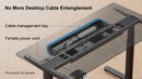 ErgoAV- Bring your own desktop. Standing desk solution for tops up to 72" wide