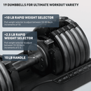 NordicTrack Select-A-Weight Dumbbell Pair 10-55 lb