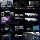 PIMAX Crystal Super - The World's First Retina-Level VR Headset - Ultra Wide 50PPD / Wellbots