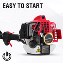 Cortacésped a gasolina de 21" y 144 cc con empuje 3 en 1 y kit combinado de desbrozadora DB8621P+PS4532