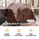 Lona de polietileno superresistente de 12' x 12' 
