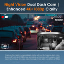 Rexing R316 4K Dash Cam with Wi-Fi & GPS