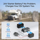 REGO 12V/24V 30A DC-DC Battery Charger