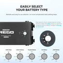 Renogy REGO 60A Charger + Input/Output Cables