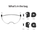 Retractable Eye Shield for Hard Hats
