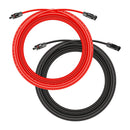 Rich Solar 10 Gauge Solar Panel Extension Cable with Male and Female Solar Connector Ends | 75 Feet Red & Black (Set)
