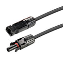 Rich Solar 10 Gauge Solar Panel Extension Cable with Male and Female Solar Connector Ends | 75 Feet Red & Black (Set)