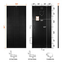 Rich Solar MEGA 200 | 200 Watt Solar Panel Onyx Black